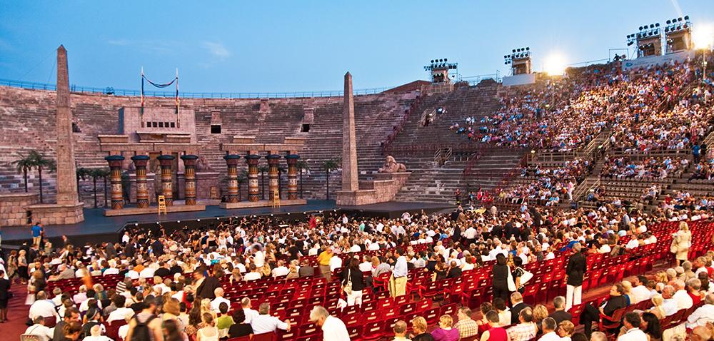 Every summer, an epic stadium flickers to life